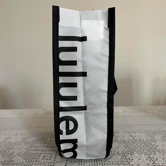 Lululemon black & white small reusable tote bag - Picture 2 of 6